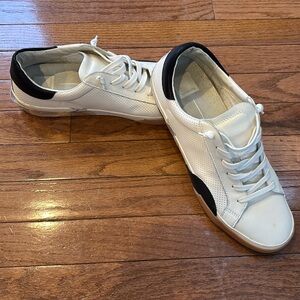 Dolce Vita Sneaker- white and black leather